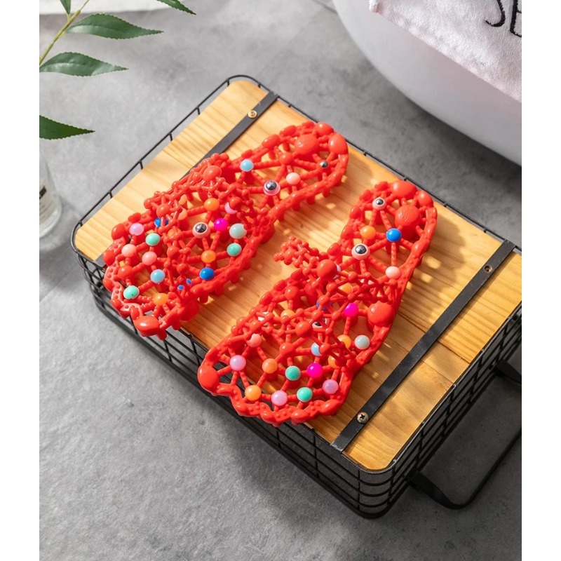 スリッパ 夏用 足裏グリット 健康フットセラピー 室内 家庭 - Health & Wellness Photos のレビューと価格