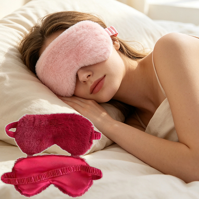 スリーピングマスク 睡眠用アイマスク ソフトプラッシュアイマ - Health & Wellness Photos のレビューと価格